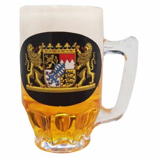 Schlüsselanhänger Bierkrug Massbier Bier Bayern Wappen
