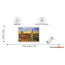 Kühlschrankmagnet Magnet Marienplatz by Night Briefmarken Optik München