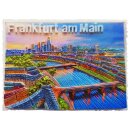 Frankfurt am Main Polyresin Magnet Skyline Abends