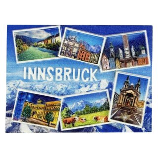 Maget Innsbruck Sehenswürdigkeiten Collage Blau