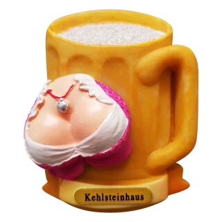 Kühlschrank Magnet Bierkrug Maß Bier Dirndl Busen Deutschland - Kehlsteinhaus A5