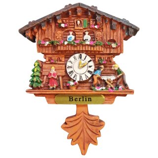 Kühlschrankmagnet Alpen Kuckucksuhr Magnet  Urlaubserinnerung Mitbringsel Deko - Berlin