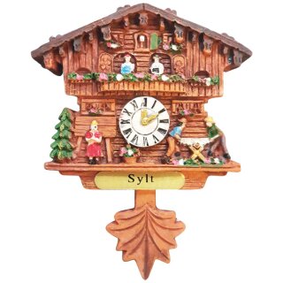 Kühlschrankmagnet Alpen Kuckucksuhr Magnet  Urlaubserinnerung Mitbringsel Deko - Sylt