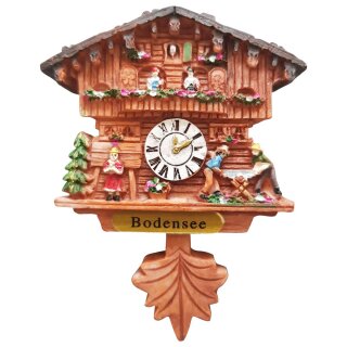 Kühlschrankmagnet Alpen Kuckucksuhr Magnet  Urlaubserinnerung Mitbringsel Deko - Bodensee
