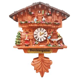 Kühlschrankmagnet Alpen Kuckucksuhr Magnet  Urlaubserinnerung Mitbringsel Deko - Berchtesgaden