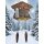 Kühlschrankmagnet Alpen Kuckucksuhr Magnet  Wetterhaus Thermometer Deko - Würzburg