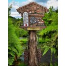 Kühlschrankmagnet Alpen Kuckucksuhr Magnet  Wetterhaus Thermometer Deko - Frankfurt
