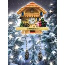 Kühlschrankmagnet Alpen Kuckucksuhr Magnet  Urlaubserinnerung Mitbringsel Deko - Rüdesheim