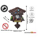 Kühlschrankmagnet Alpen Kuckucksuhr Magnet  Urlaubserinnerung Mitbringsel Deko - Deutschland