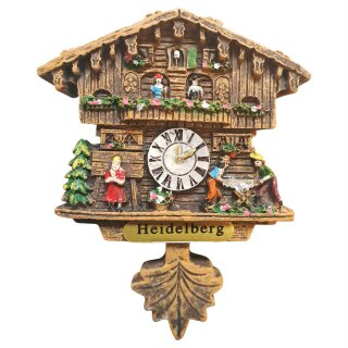 Kuckucksuhr Magnet Polyresin Kühlschrank Handmade Deutschland - Heidelberg