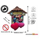 Kühlschrankmagnet Alpen Kuckucksuhr Magnet LiebespaarMitbringsel Deko - Schwarzwald