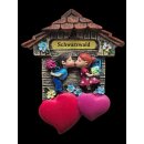 Kühlschrankmagnet Alpen Kuckucksuhr Magnet LiebespaarMitbringsel Deko - Schwarzwald