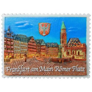 Frankfurt Polyresin Magnet Römer