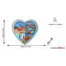 Frankfurt Polyresin Magnet Herz