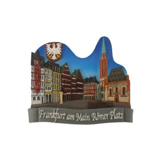 Frankfurt am Main Polyresin Magnet Handmade