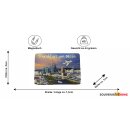 Frankfurt Polyresin Magnet Skyline