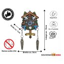 Kühlschrankmagnet Alpen Kuckucksuhr Magnet  Urlaubserinnerung Mitbringsel Deko - Franken