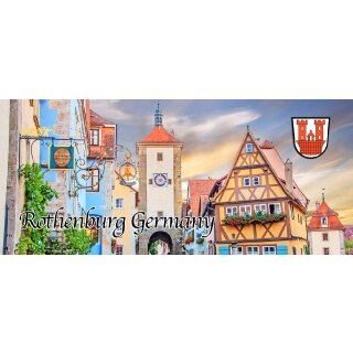 Langes Fotomagnet Magnet Foto - Rothenburg ob der Tauber