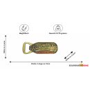 Flaschenöffner Massiv Metall - Salzburg Gold