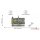 Premium Metall Magnet Massiv - Silber