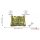 Premium Metall Magnet Massiv - Buch Gold