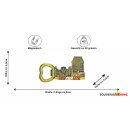 Flaschenöffner Massiv Metall - Goldenes Dachl Gold