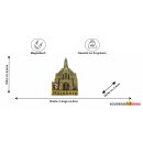 Premium Metall Magnet Massiv - Frauenkirche Gold