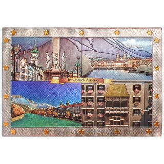 Fotomagnet Innsbruck Glitzer