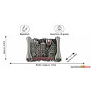 Magnet Metall Massiv Buch Rothenburg ob der Tauber - Silber