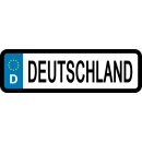 Blechschild Metall Klein - Deutschland KFZ 26 x 7 cm