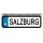 Blechschild Metall Klein - Salzburg KFZ 26 x 7 cm