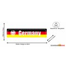 Blechschild Metall -  Germany 46 x 10 cm