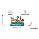 Frankfurt Magnet Polyresin Handmade