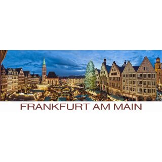 Fotomagnet Foto Magnet Kühlschrankmagnet - Frankfurt Weihnachtsmarkt lang