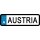 Blechschild Metall Klein - Austria KFZ 26 x 7 cm