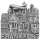 Frankfurt am Main Magnet Polyresin Grau Souvenir Bauer Handmade Mitbringsel Neu