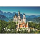 Foto Magnet 80mm x 53mm Neuschwanstein