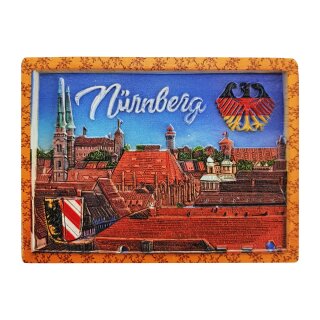 Magnet Nürnberg Polyresin Handmade