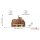 Magnet Frankfurt drehend - Bronze