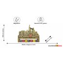 MagnetMetall Frankfurt drehend - Gold