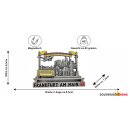 Magnet Frankfurt Bewegt sich - Silber