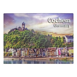 Fotomagnet Kühlschrankmagnet Foto Magnet Glitzer Folie - Cochem