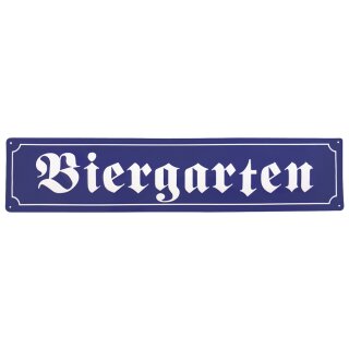 Metall Magnet Biergarten 8.3 x 2.1 cm