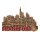 Premium Bronze Massiv Metall Magnet Frankfurt am Main Skyline