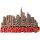 Premium Massiv Metall Magnet Frankfurt am Main Skyline