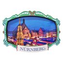 Holz Magnet Nürnberg Grün