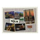 Köln Magnet Postkartenstil Stadtmotiven