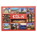 Köln Magnet Fotocollage Dom Rhein Altstadt und Stadtmotiven