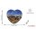 München Kühlschrankmagnet – Herzmotiv mit Altstadt Panorama 3D Magnet