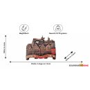 Metall Magnet Frankfurt bronze